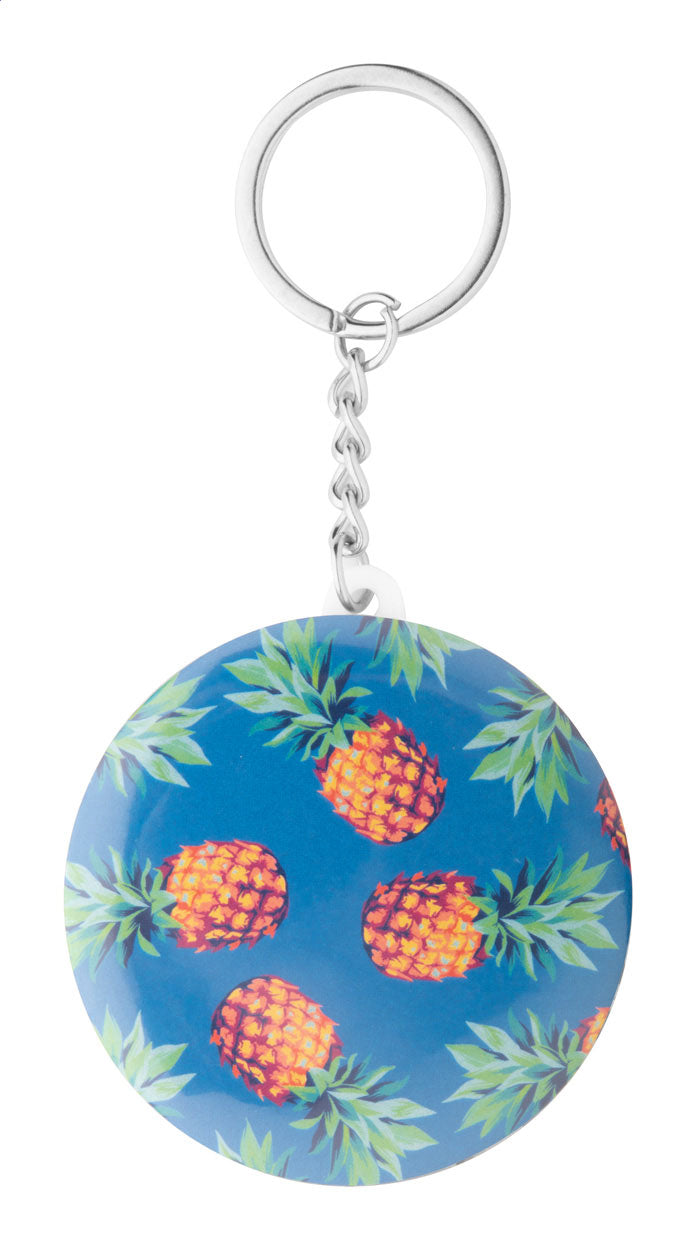 KeyBadge Bottle Button-Schlüsselanhänger