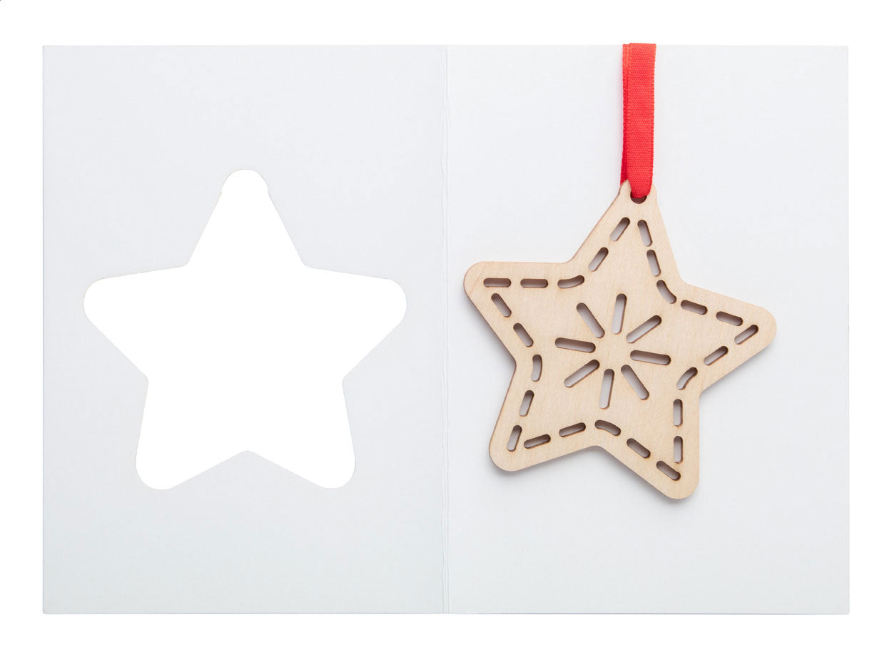 TreeCard Weihnachtskarte, Stern