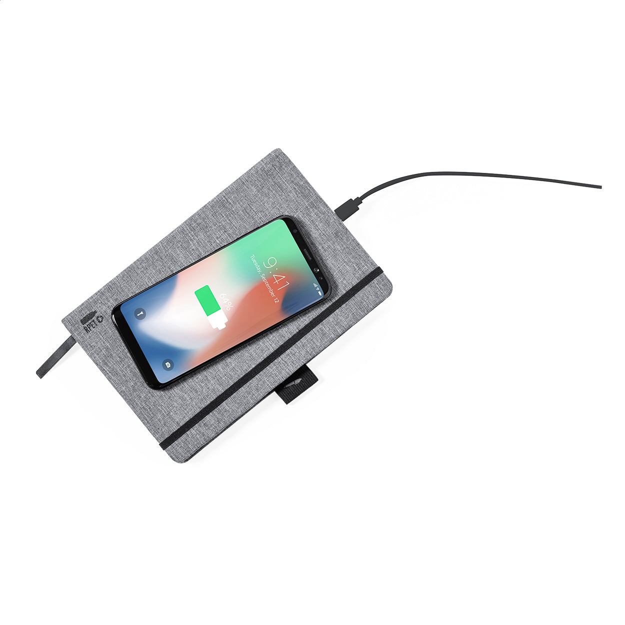 Charbuk Notizbuch mit Wireless-Charger