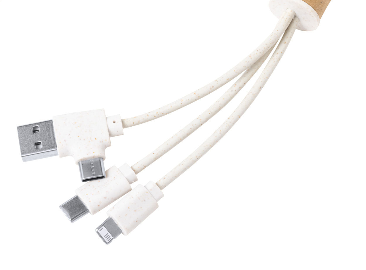 Paplen Schlüsselanhänger mit USB-Ladekabel