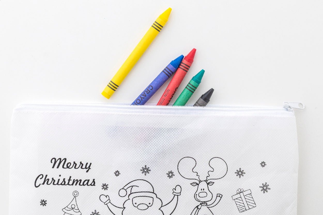 Julfar Draw Weihnachts-Stifteetui zum Ausmalen