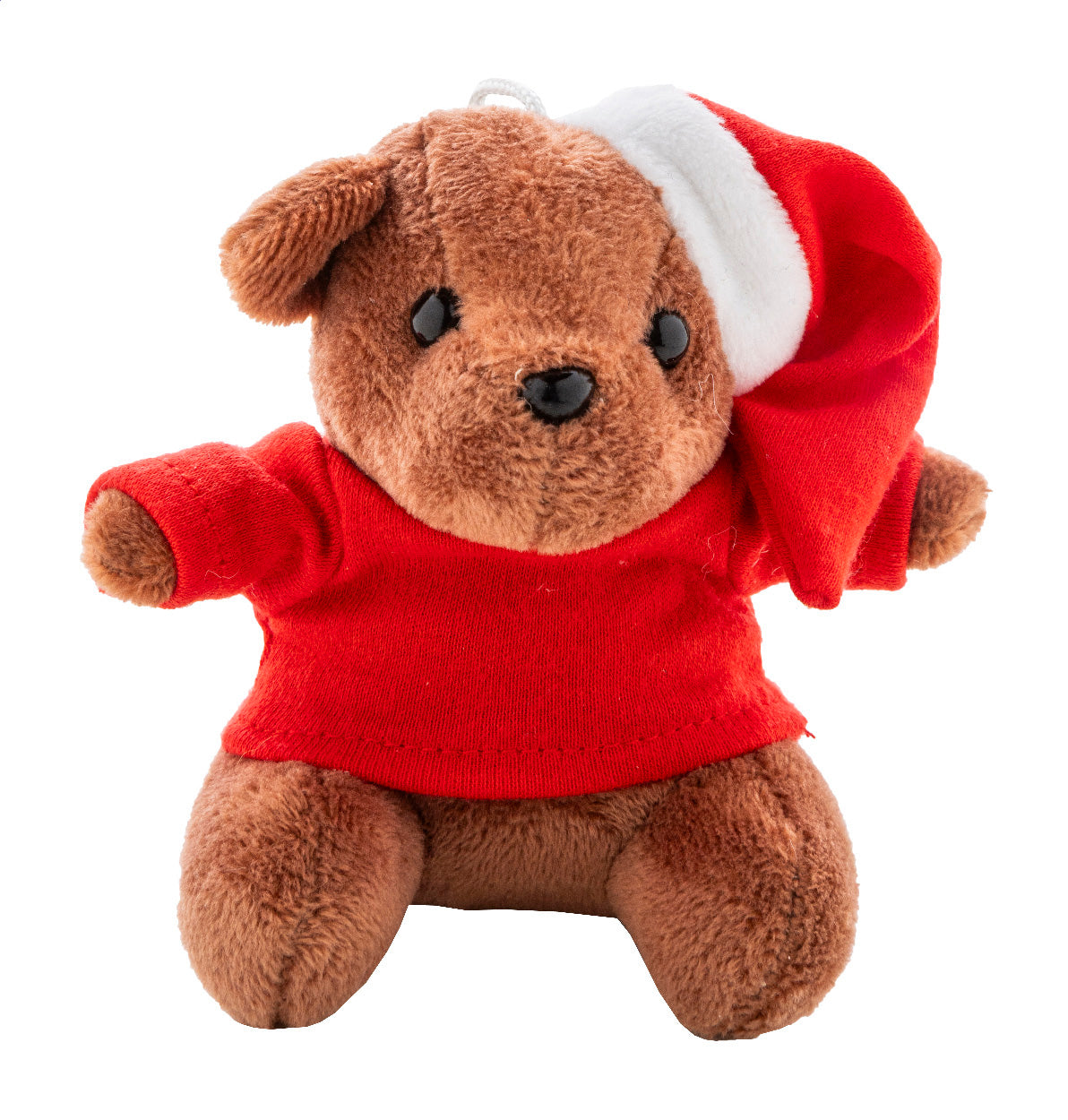 Julnalle Plüsch-Weihnachts-Teddybär-Schlüsselanhänger