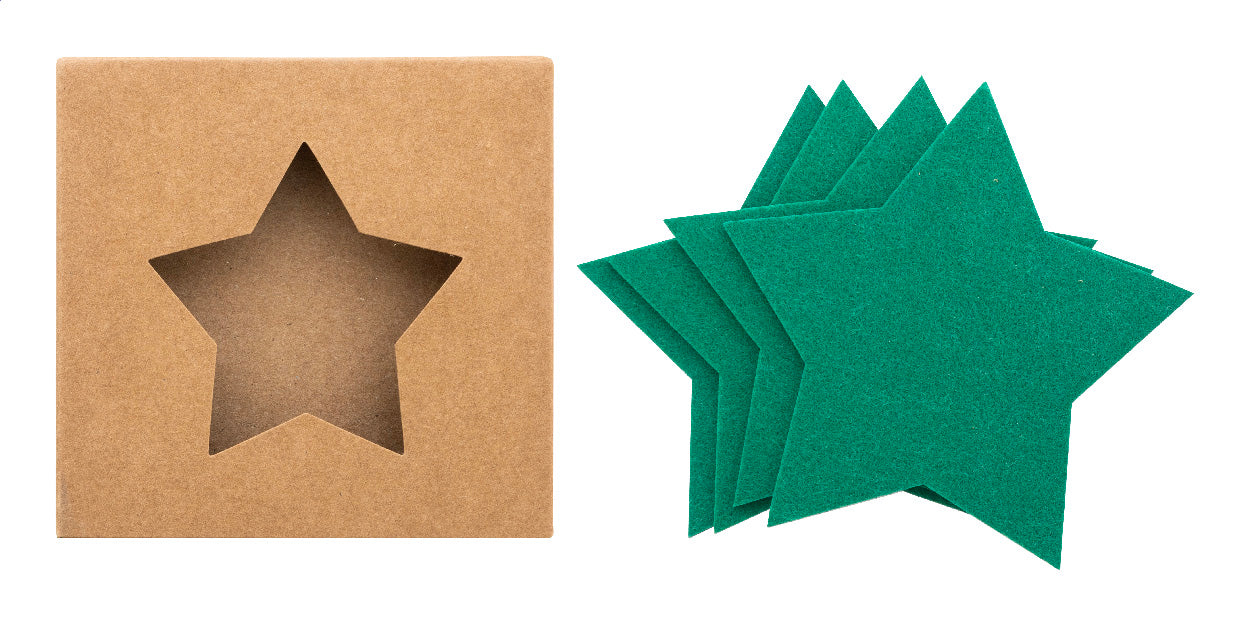 Vagnes Weihnachtsuntersetzer-Set RPET