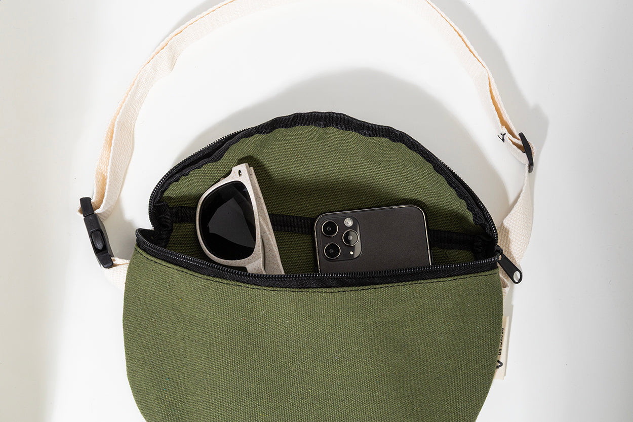 Rekan Hip Gürteltasche aus recyceltem Canvas