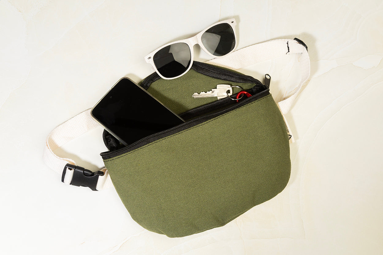 Rekan Hip Gürteltasche aus recyceltem Canvas