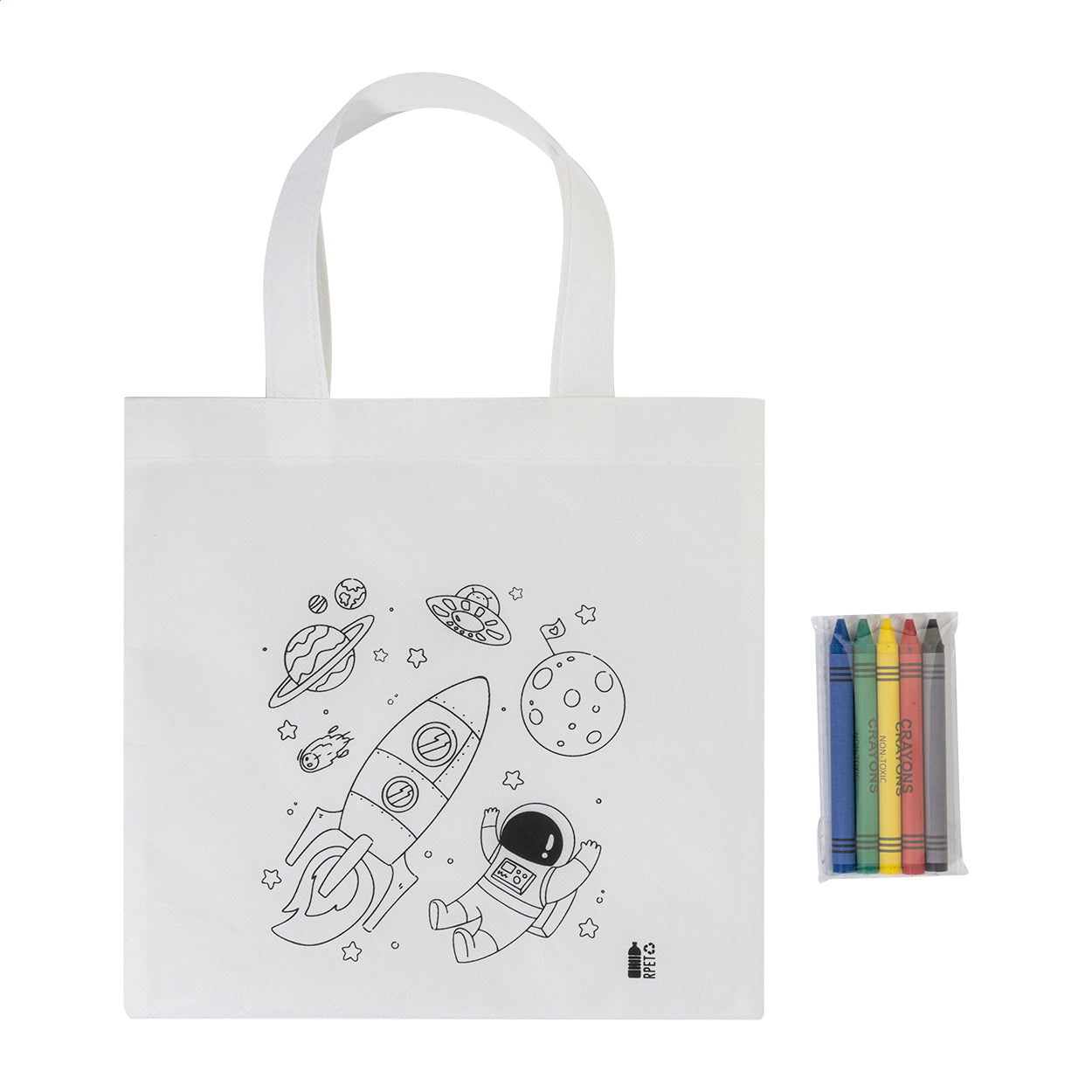 Spacolo RPET Tasche zum Bemalen