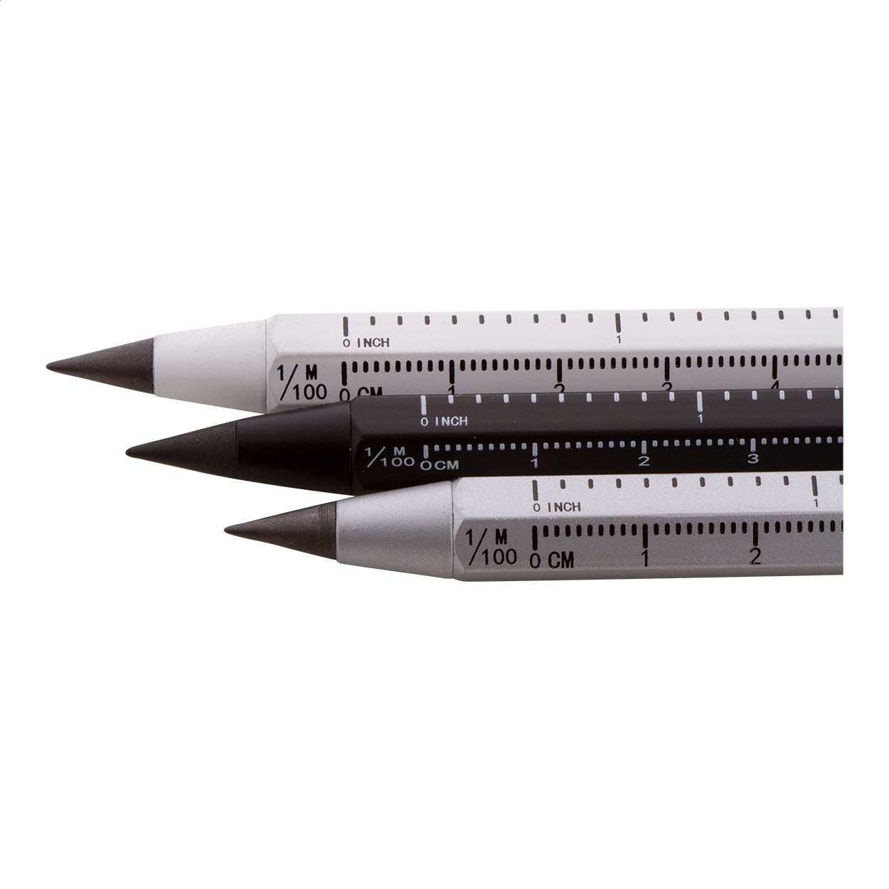 Ruloid Tintenloser Stift mit Lineal