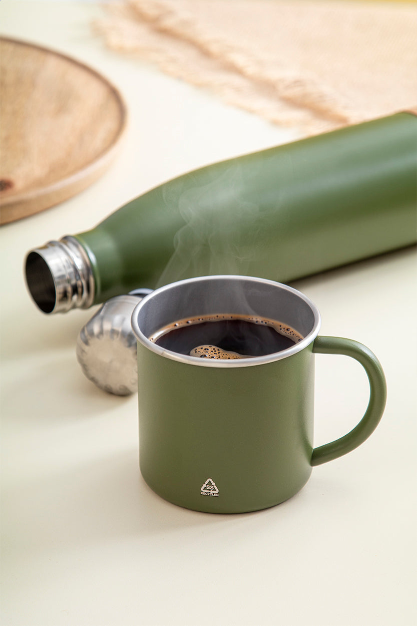 Hossa Tasse aus recyceltem Edelstahl