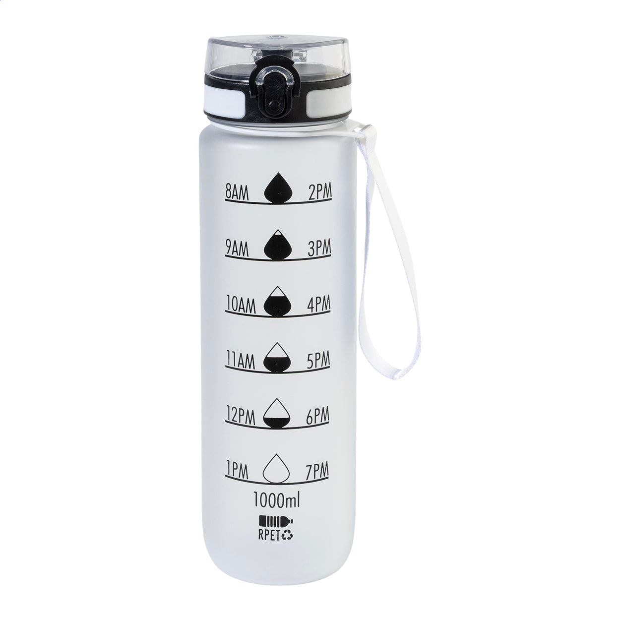 Sipcount RPET Flasche mit Motivationsanzeige