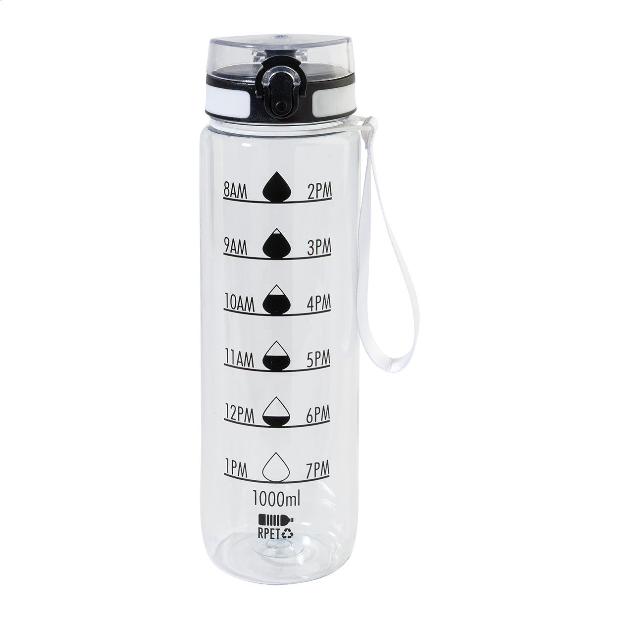 Sipcount RPET Flasche mit Motivationsanzeige