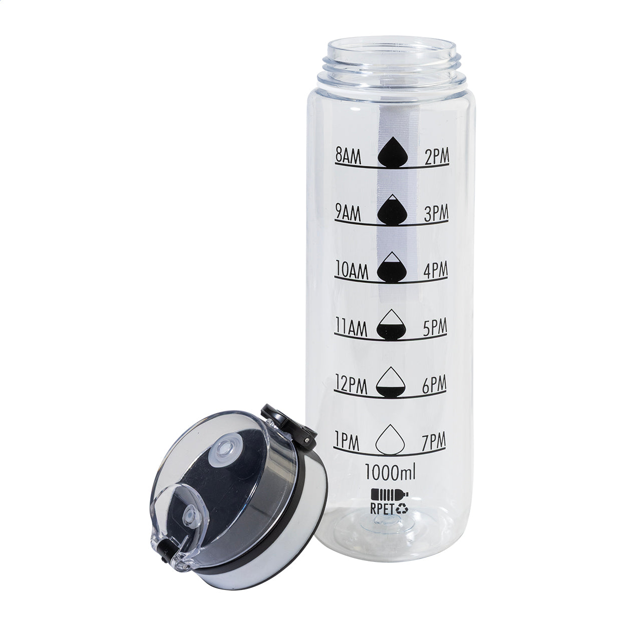 Sipcount RPET Flasche mit Motivationsanzeige