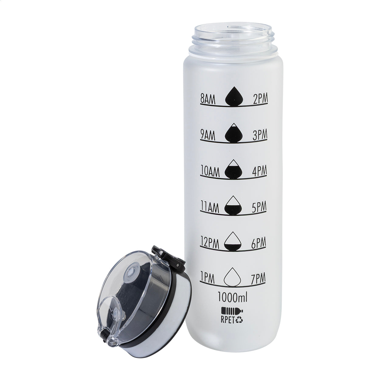 Sipcount RPET Flasche mit Motivationsanzeige