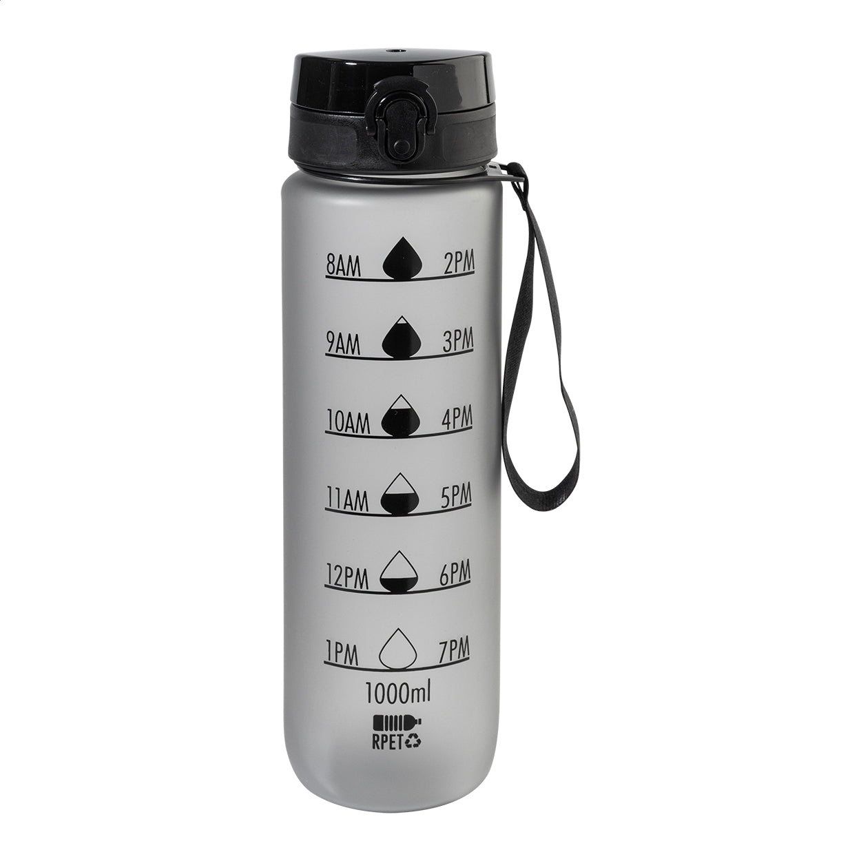 Sipcount RPET Flasche mit Motivationsanzeige