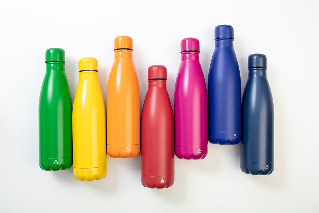 Refill Flasche aus recyceltem Edelstahl