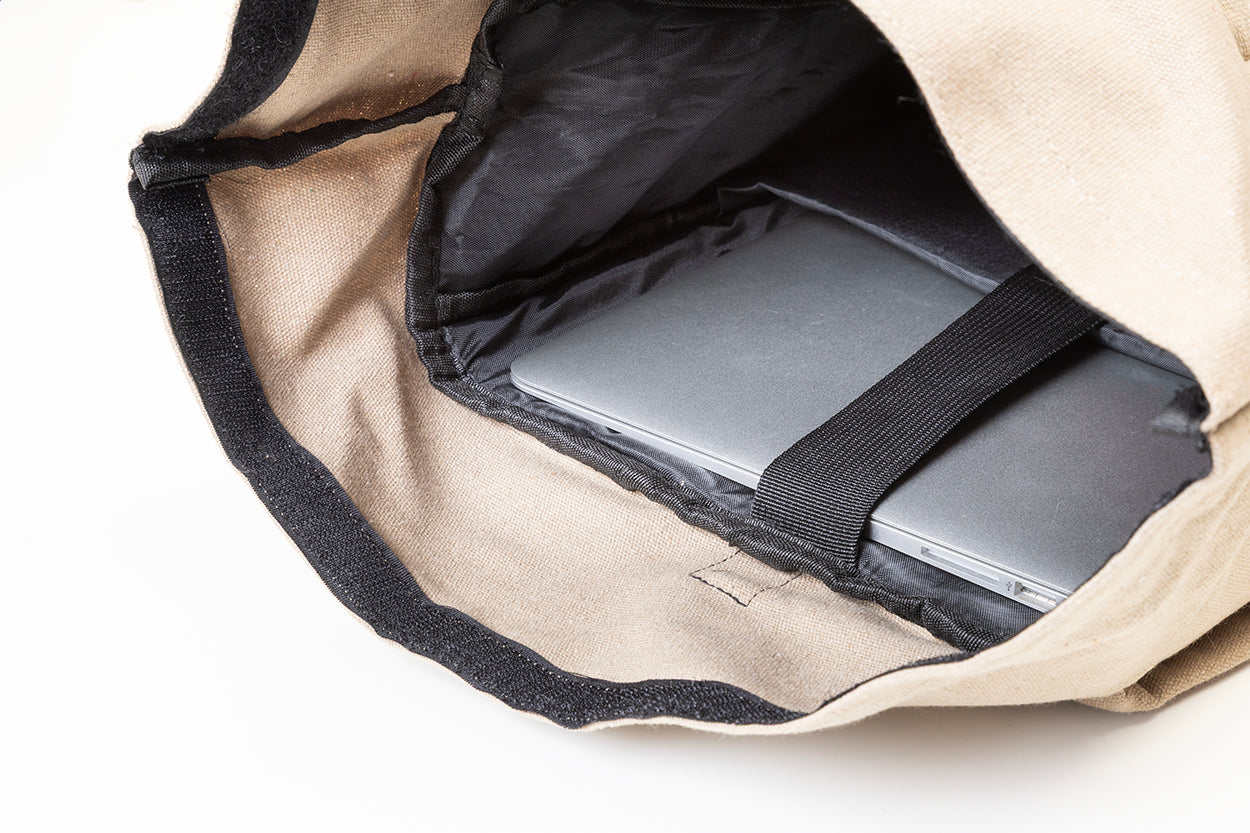 Rebyss Roll Recycelten Canvas Rucksack