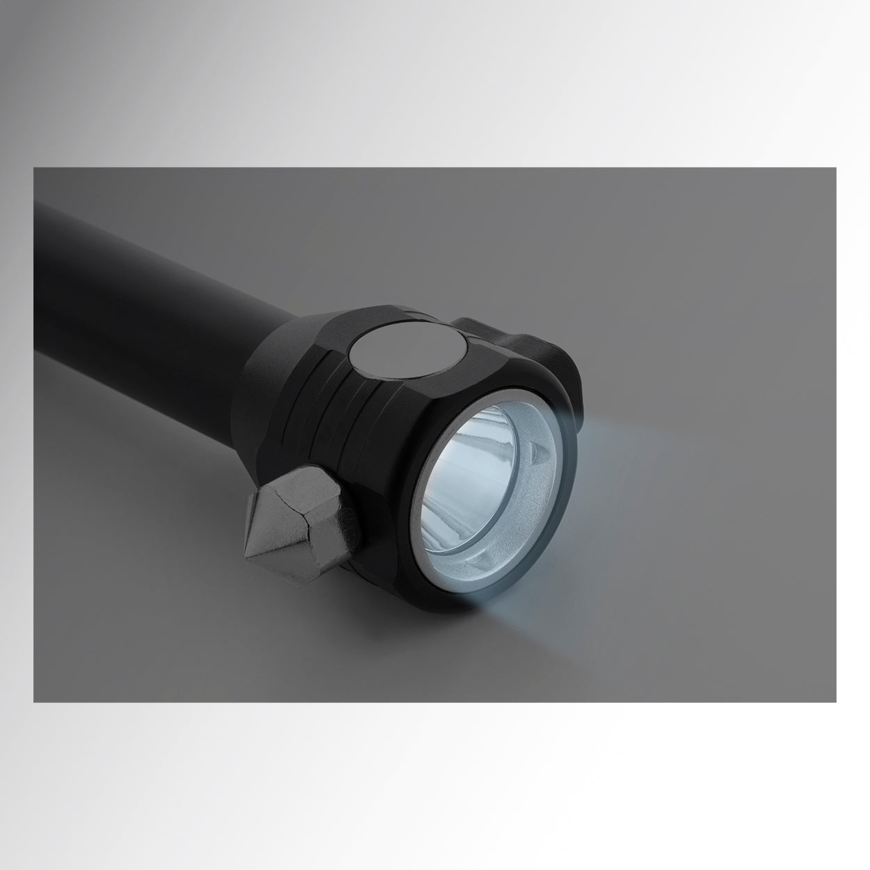 Hemmerg Taschenlampe mit Notfallhammer
