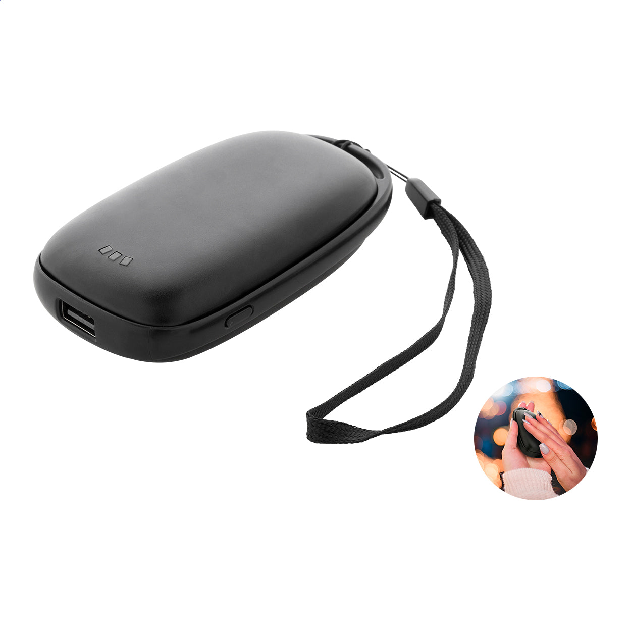PowerPalm Powerbank mit Handwärmer