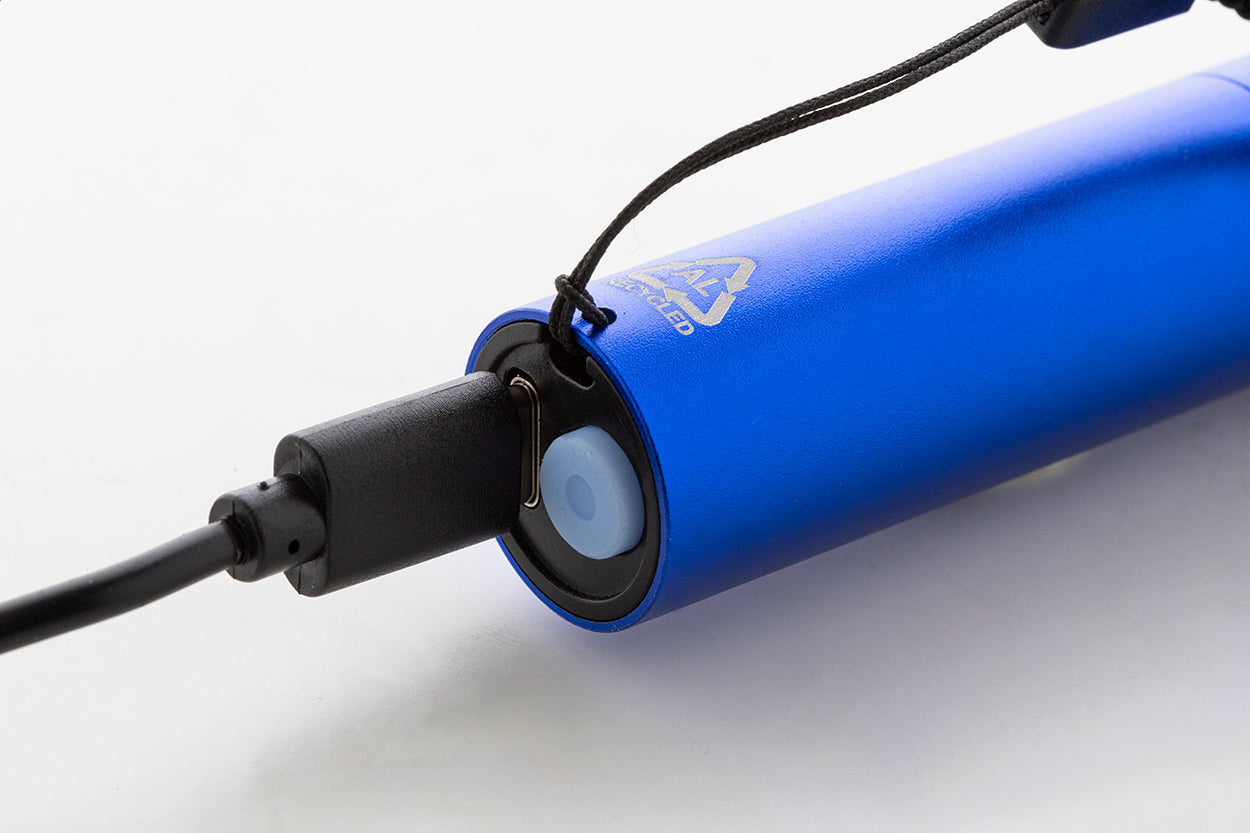 Chargelight Tone wiederaufladbare Taschenlampe aus recyceltem Aluminium