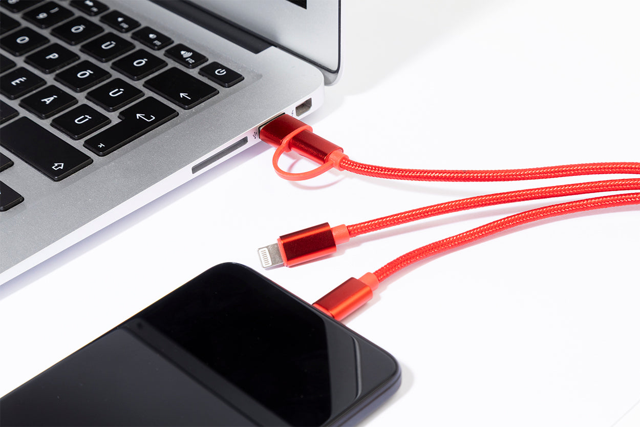 Rafob USB-Ladekabel mit Schlüsselanhänger
