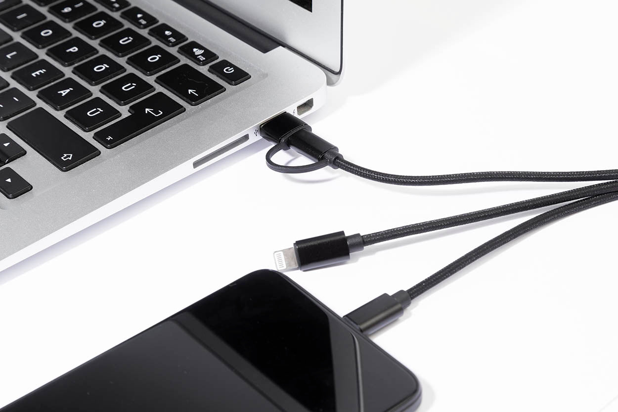 Rafob USB-Ladekabel mit Schlüsselanhänger