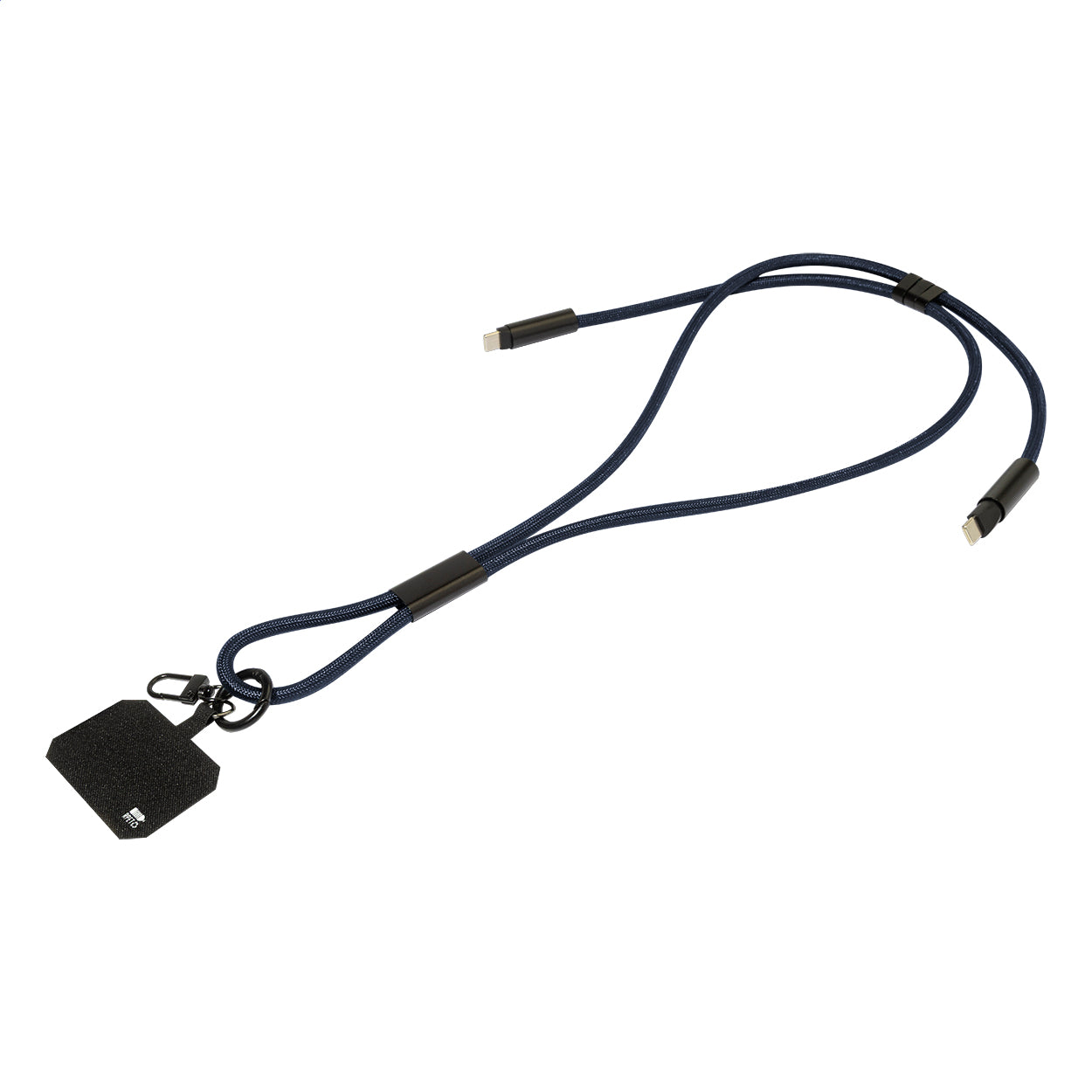 HolCharge 60W Lanyard mit Lade- und Datenkabel aus RPET