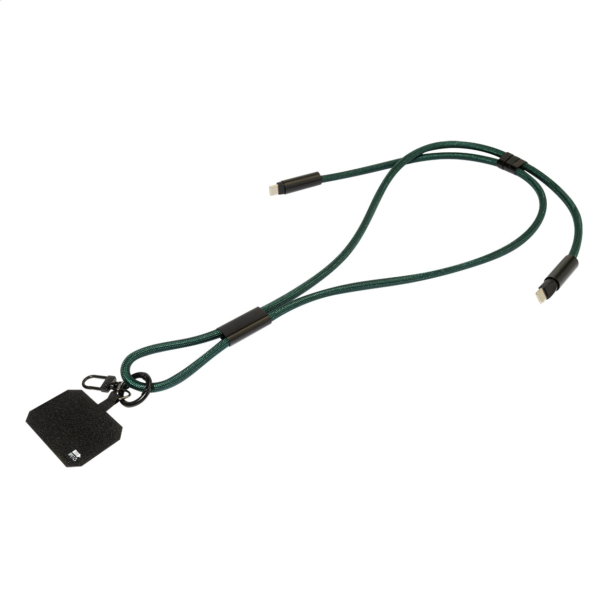 HolCharge 60W Lanyard mit Lade- und Datenkabel aus RPET