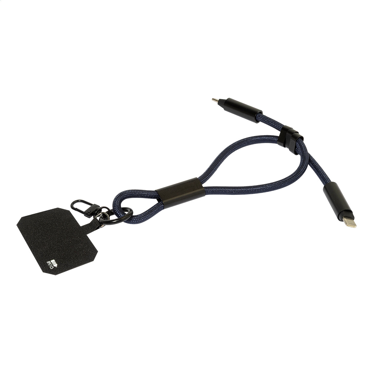 CuffCharge 60W Handgelenkband mit Lade- und Datenkabel aus RPET