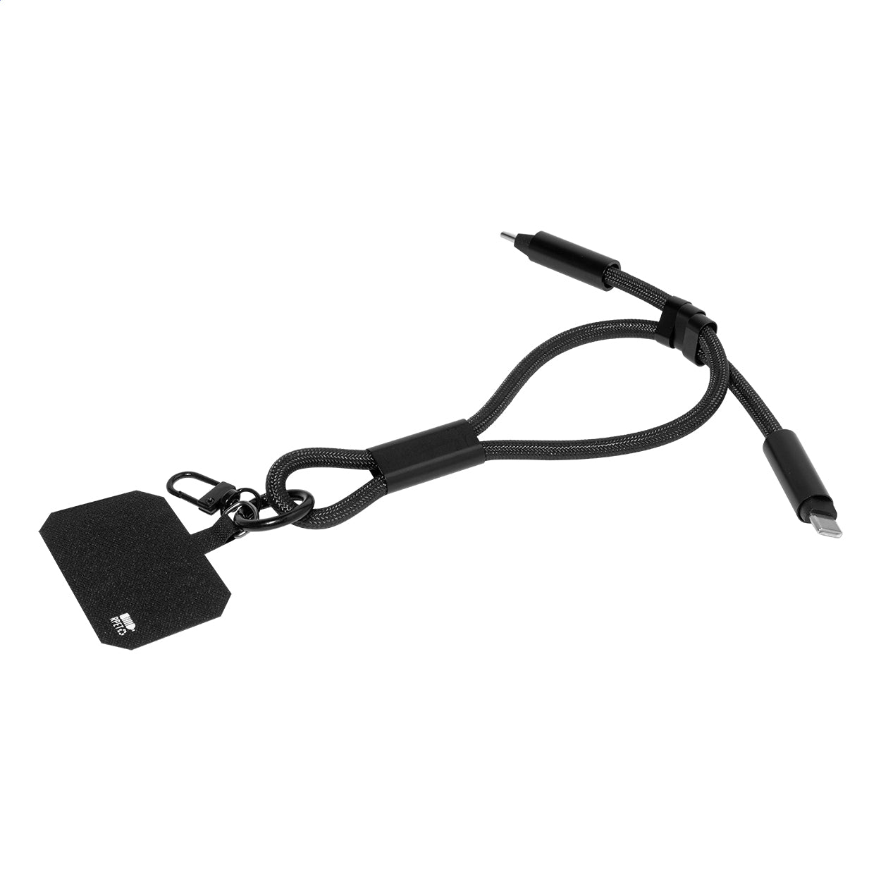 CuffCharge 60W Handgelenkband mit Lade- und Datenkabel aus RPET