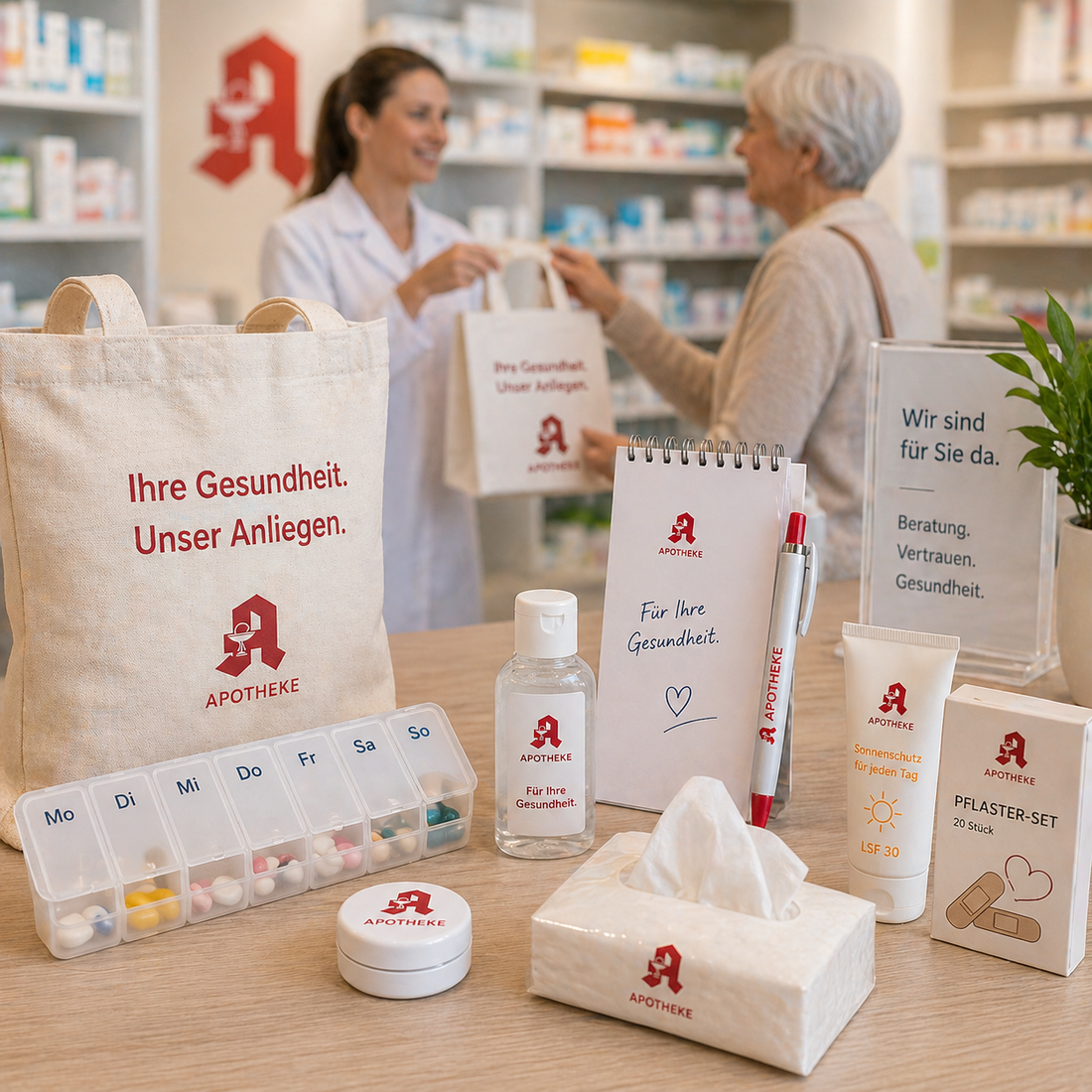 Werbeartikel für Apotheken