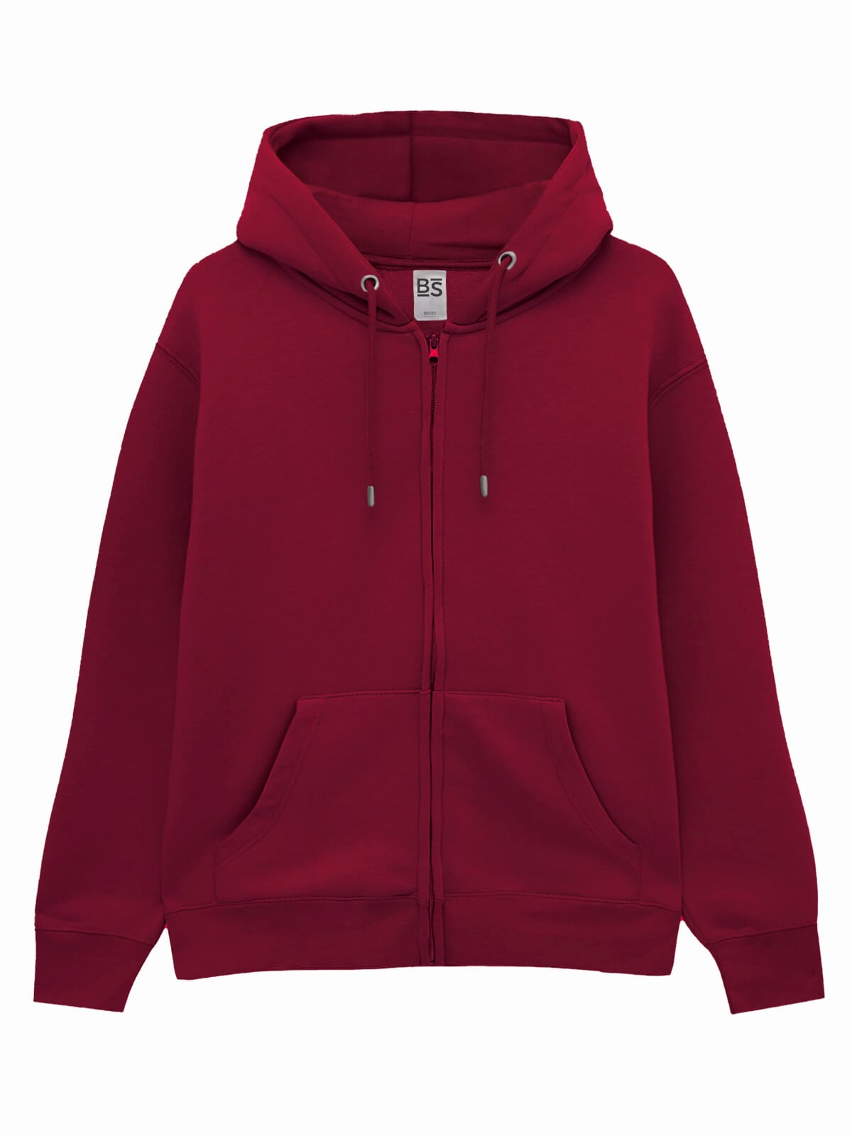 BS Vega Hoodie mit durchgehendem Reißverschluss, 280 g/m²