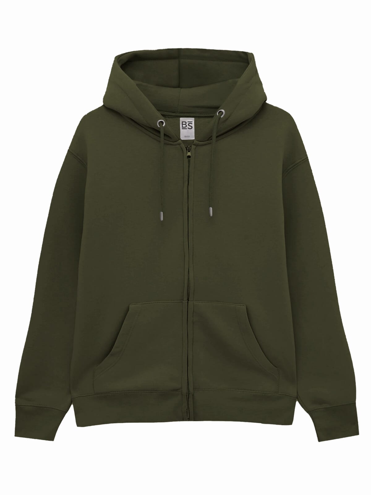 BS Vega Hoodie mit durchgehendem Reißverschluss, 280 g/m²