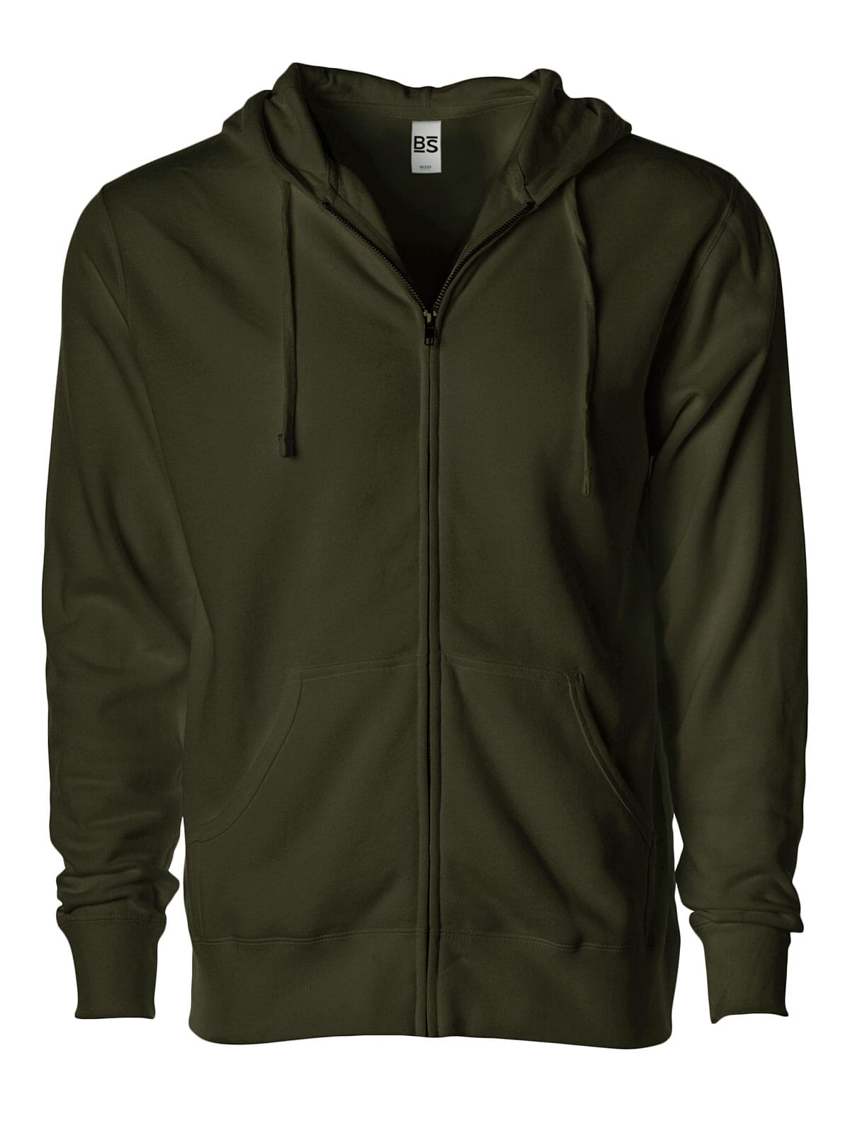 BS Vega Hoodie mit durchgehendem Reißverschluss, 280 g/m²