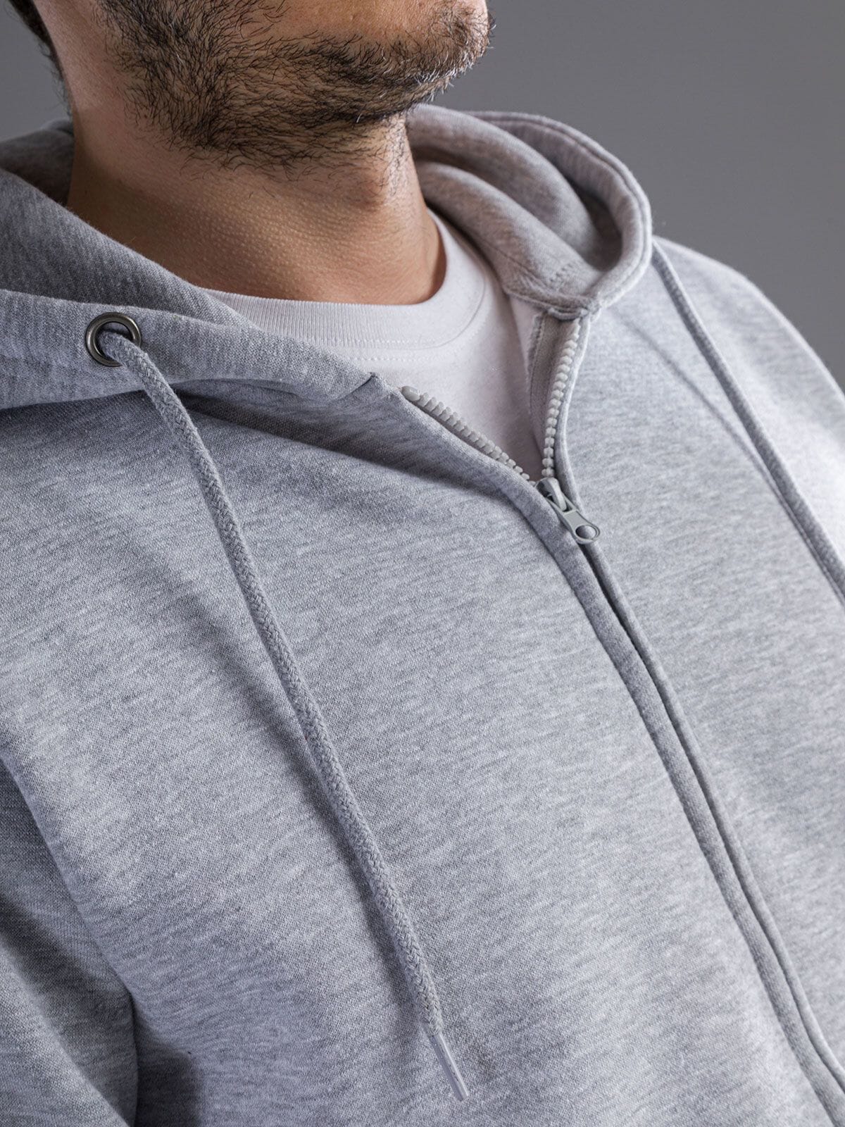 BS Vega Hoodie mit durchgehendem Reißverschluss, 280 g/m²