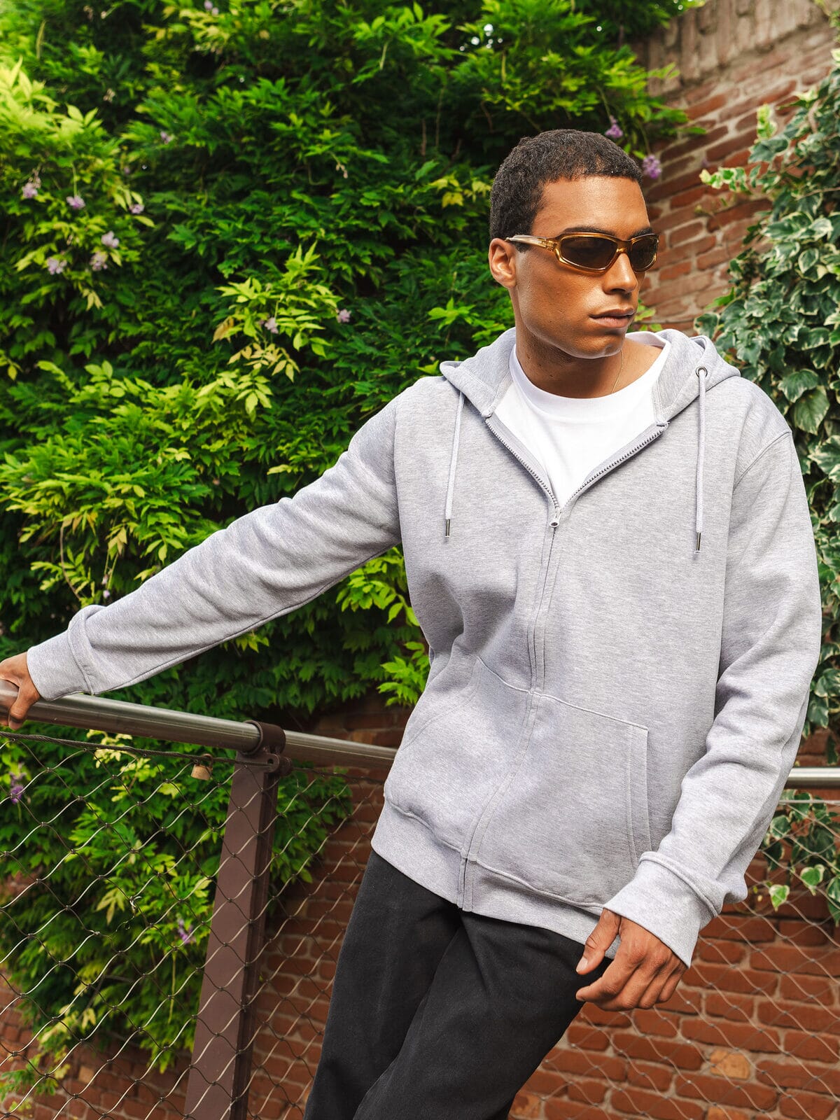 BS Chili Hoodie mit durchgehendem Reißverschluss, 280 g/m²