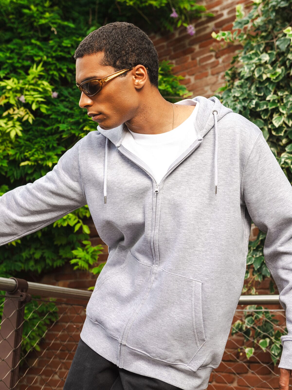 BS Chili Hoodie mit durchgehendem Reißverschluss, 280 g/m²