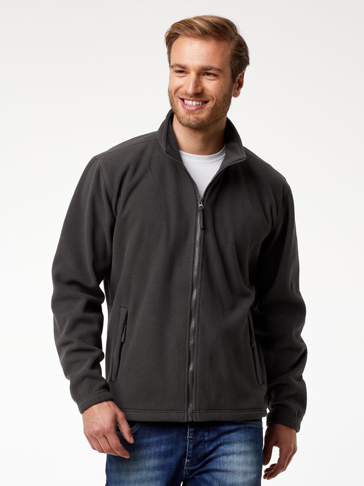 BS Peak Fleecejacke mit durchgehendem Reißverschluss, 290 g/m²