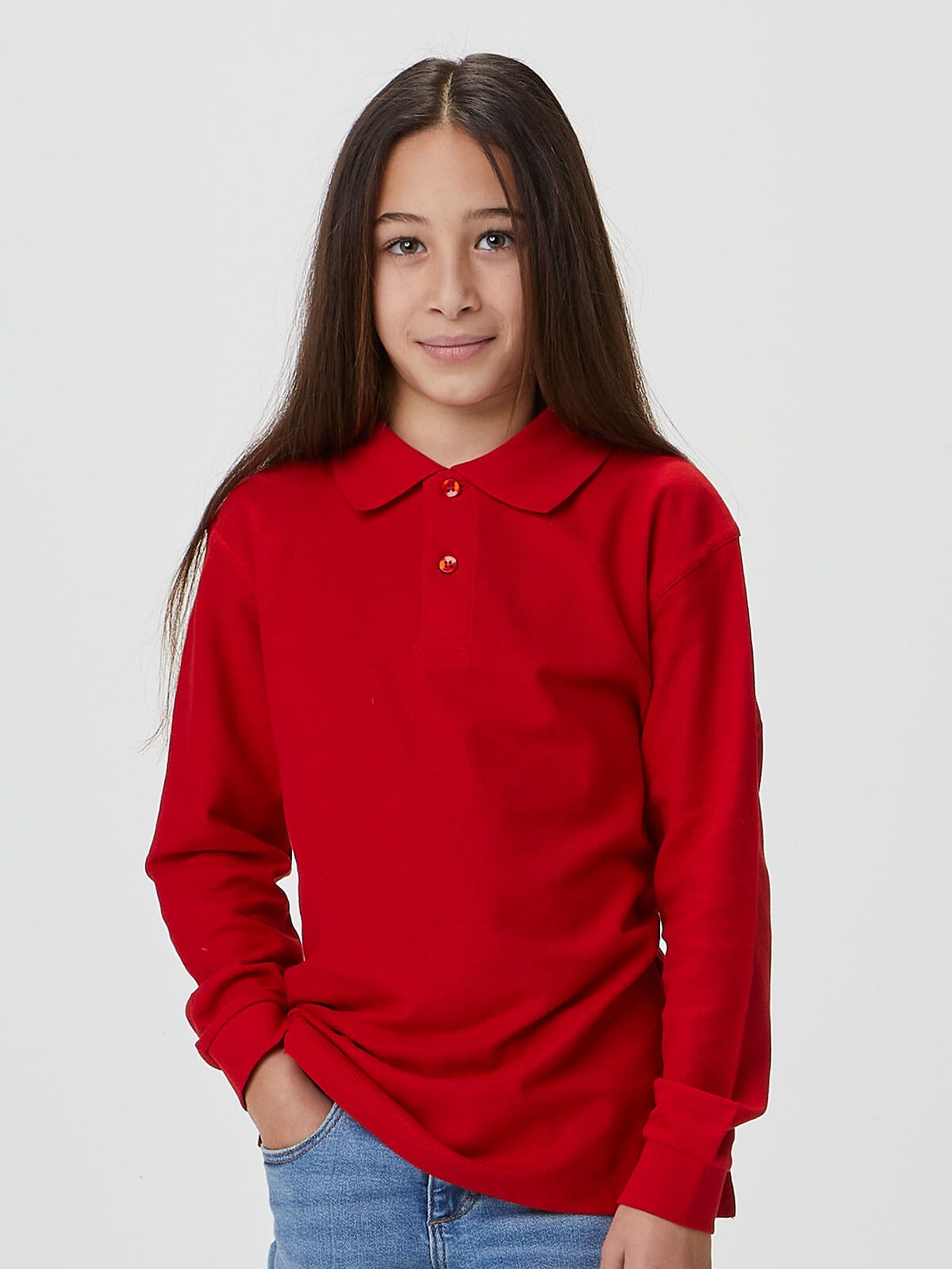BS Evolution Polo Kinder Langarm