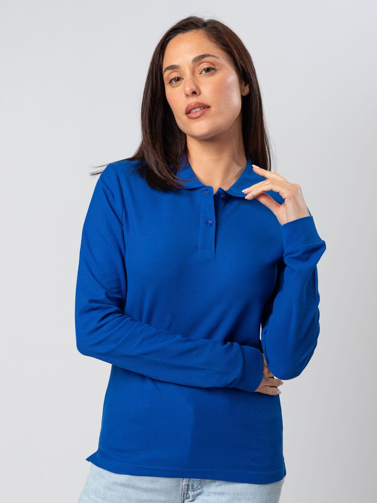 BS Evolution Damen-Langarmpolo