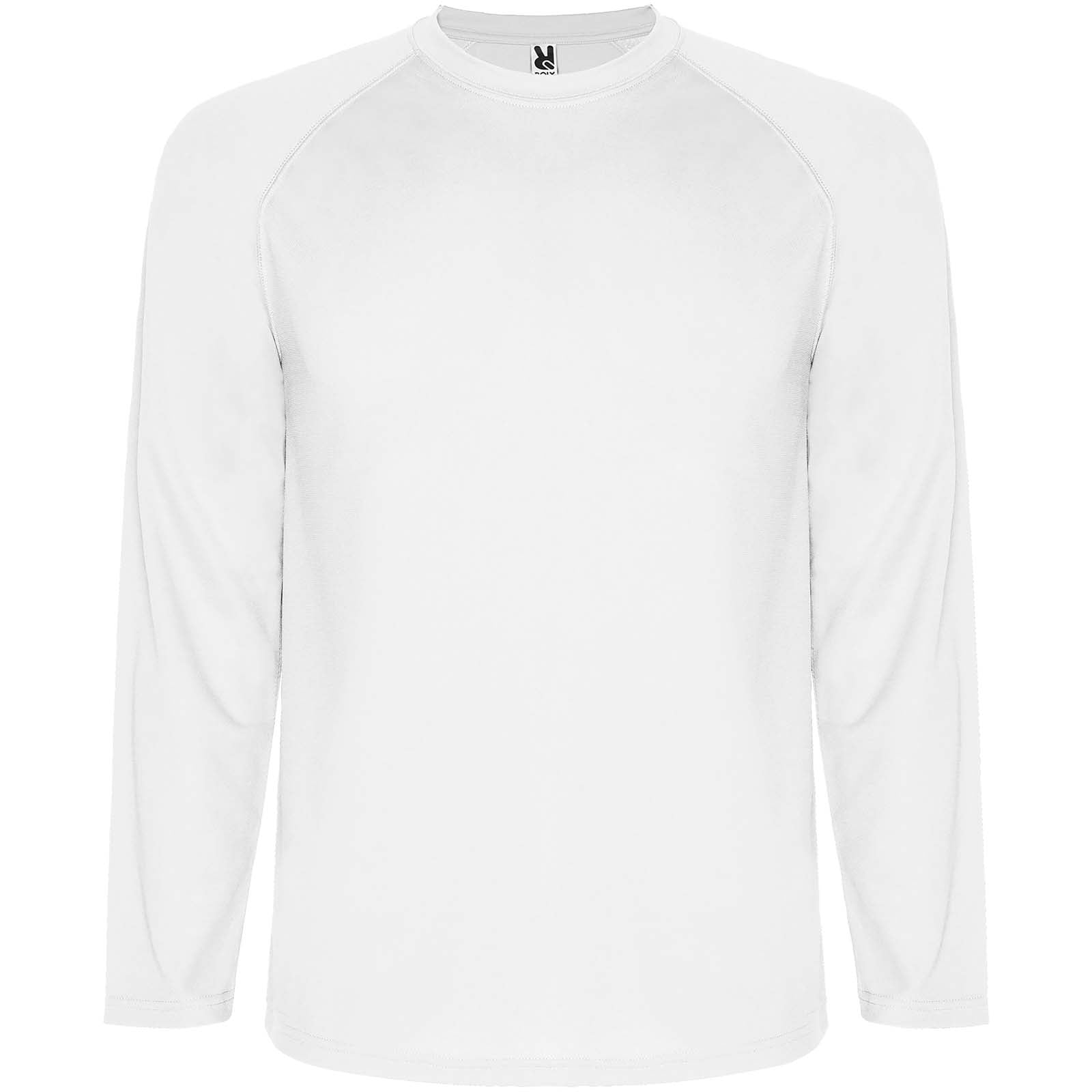 Montecarlo 150 g/m² Langarm-Sport-Shirt für Kinder – Weiss – 12