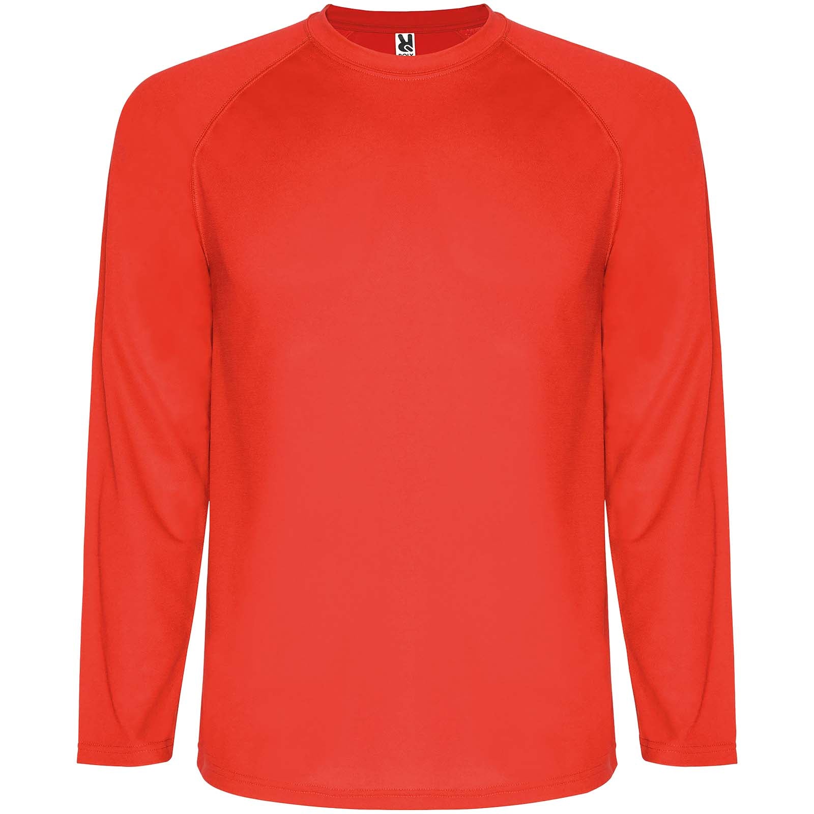Montecarlo 150 g/m² Langarm-Sport-Shirt für Kinder – Rot – 12