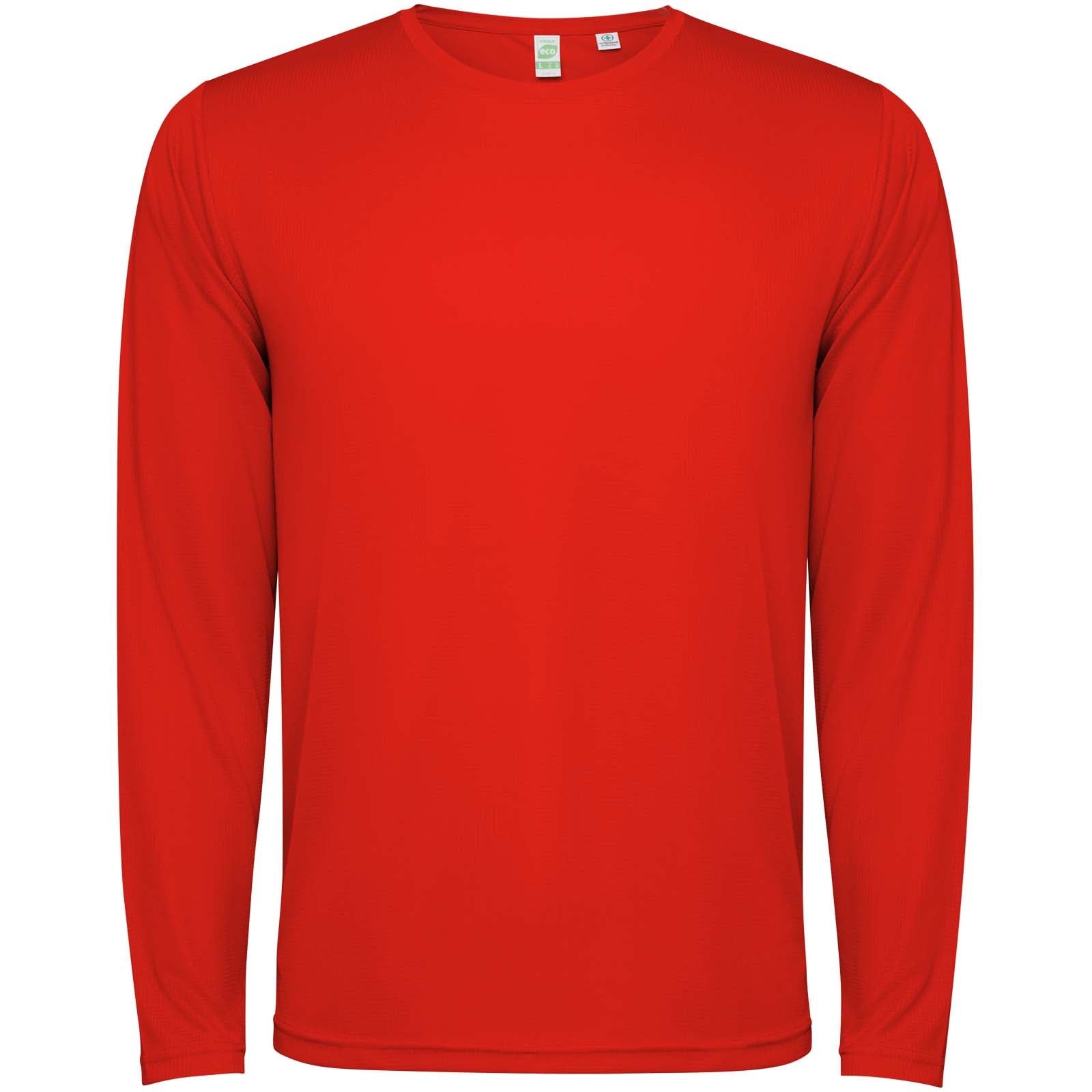 Estoril 125 g/m² Langarm-Shirt für Kinder – Rot – 12