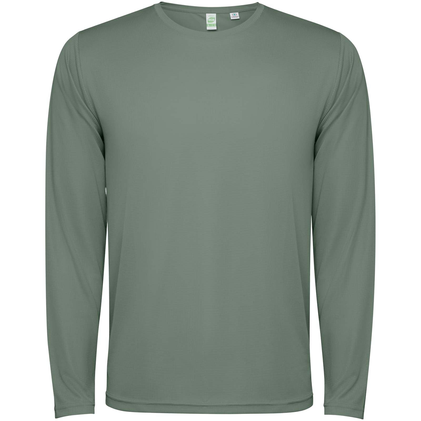 Estoril 125 g/m² Langarm-Shirt für Kinder – Lorbeergrün – 12