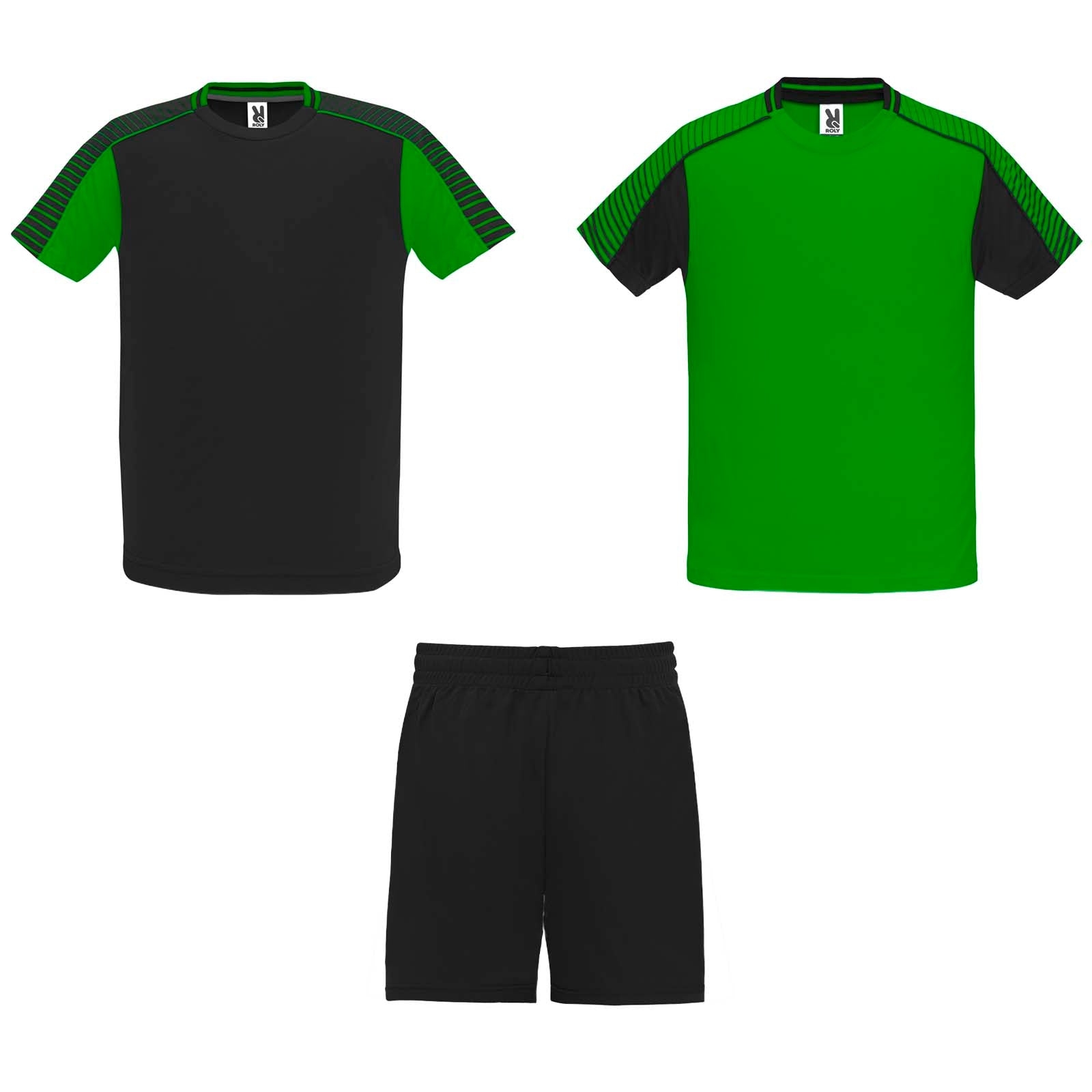 Juve 140 g/m² Sport-Set für Kinder – Farngrün Schwarz – 16