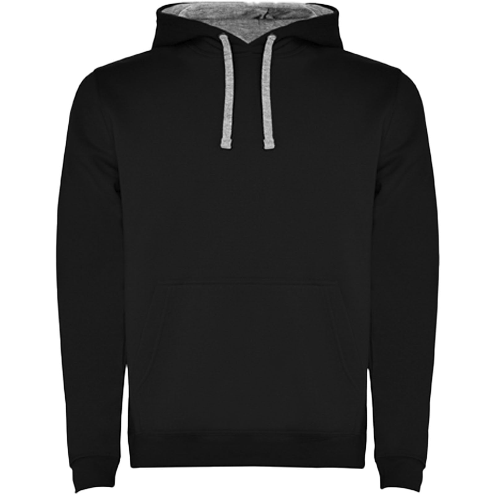 Urban 280 g/m² Kapuzenpullover für Kinder – Schwarz Marl Grau – 11/12