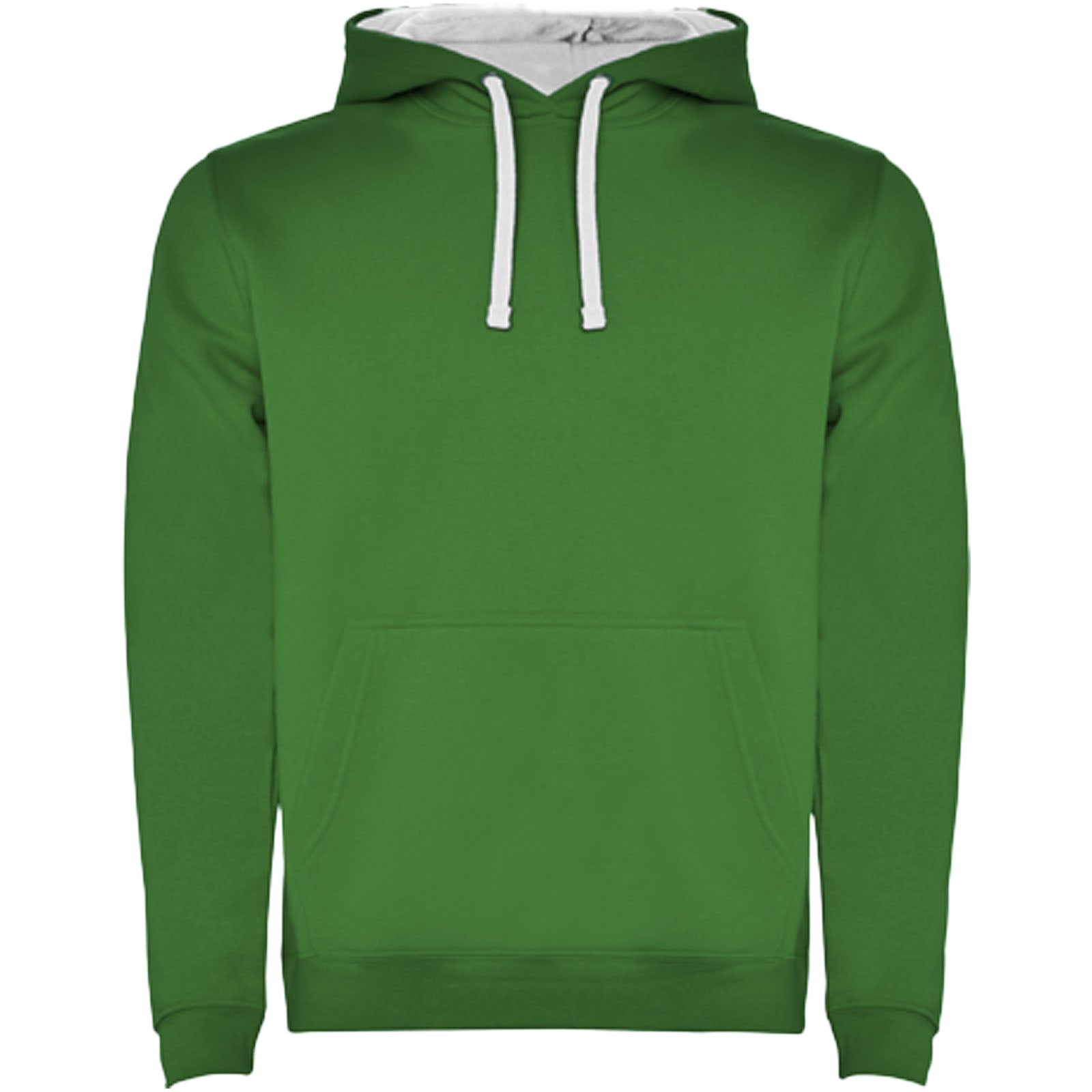 Urban 280 g/m² Kapuzenpullover für Kinder – Kelly Grün Weiss – 11/12
