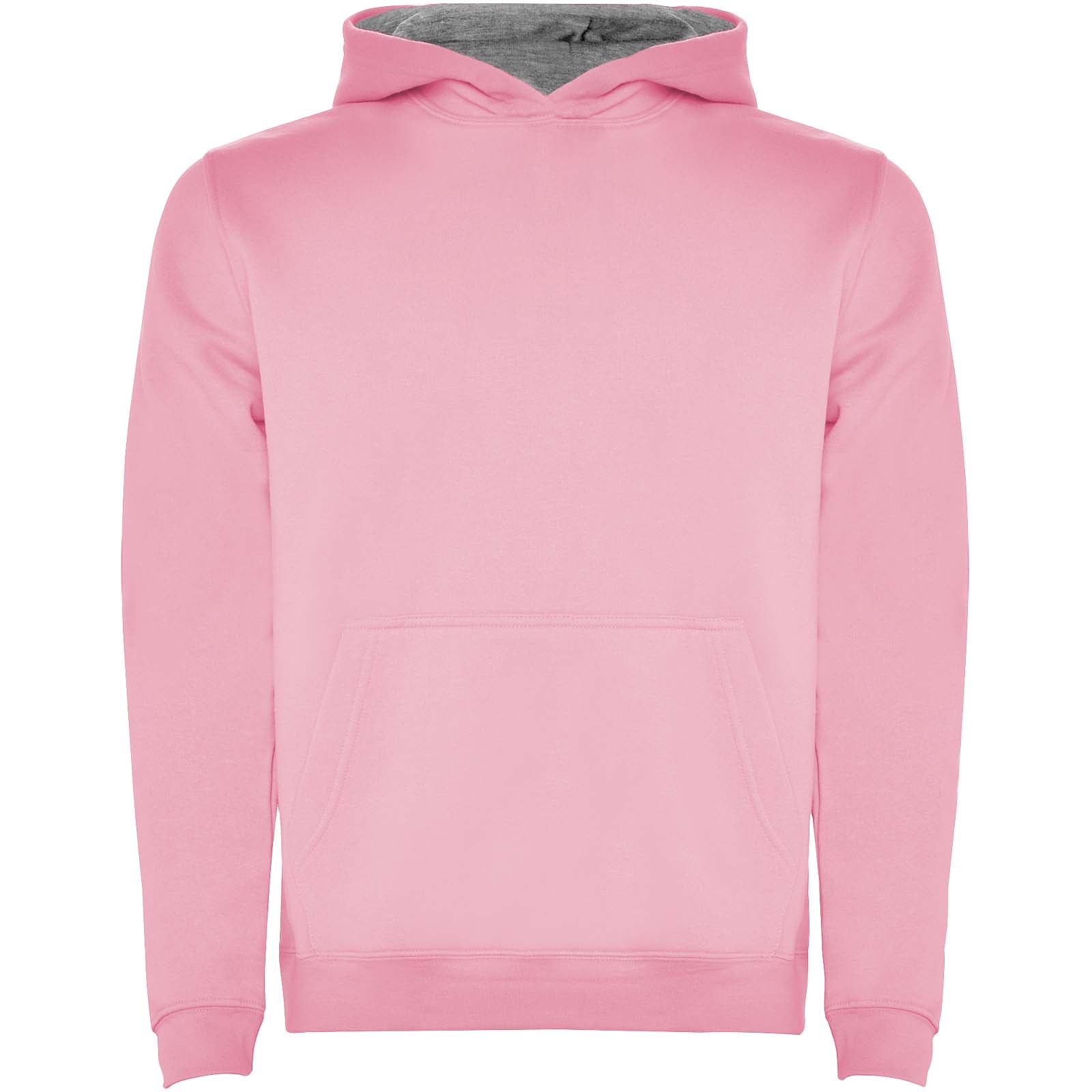 Urban 280 g/m² Kapuzenpullover für Kinder – Hellrosa Marl Grau – 3/4