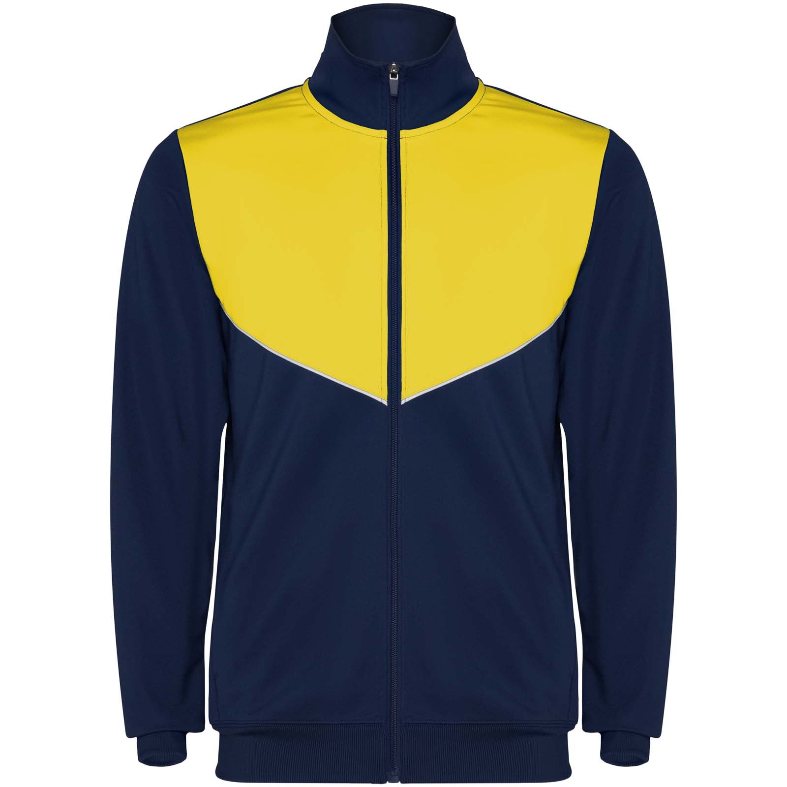 Evans 225 g/m² Trainingsanzug für Kinder – Marineblau Gelb – 16