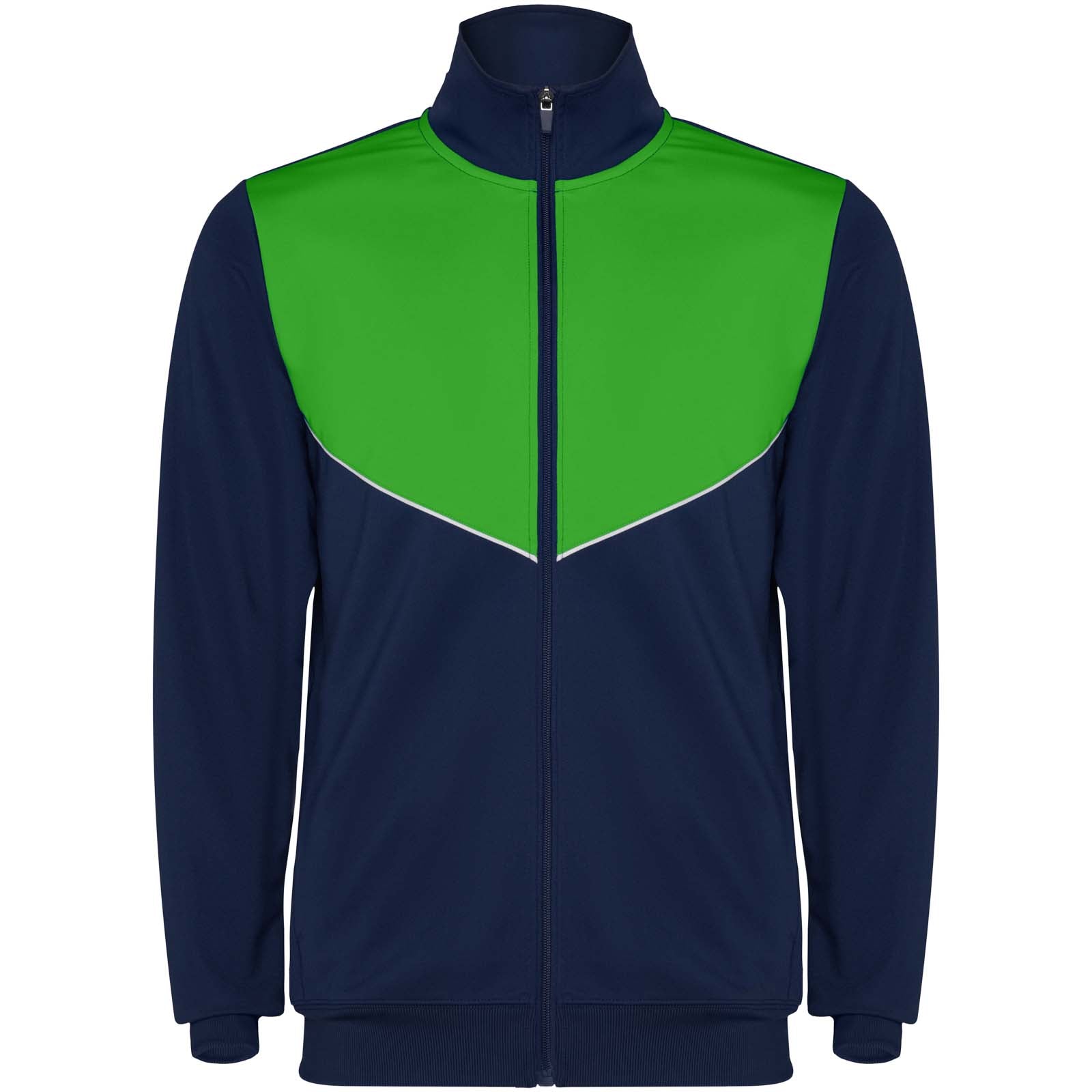 Evans 225 g/m² Trainingsanzug für Kinder – Marineblau Farngrün – 16