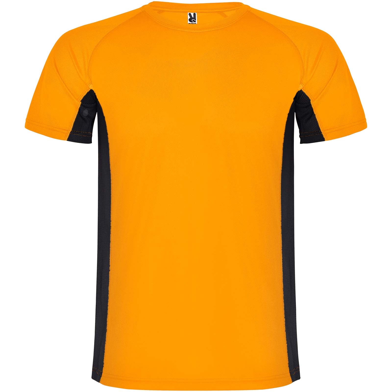 Shanghai Sport T-Shirt für Kinder – Fluororange Schwarz – 16