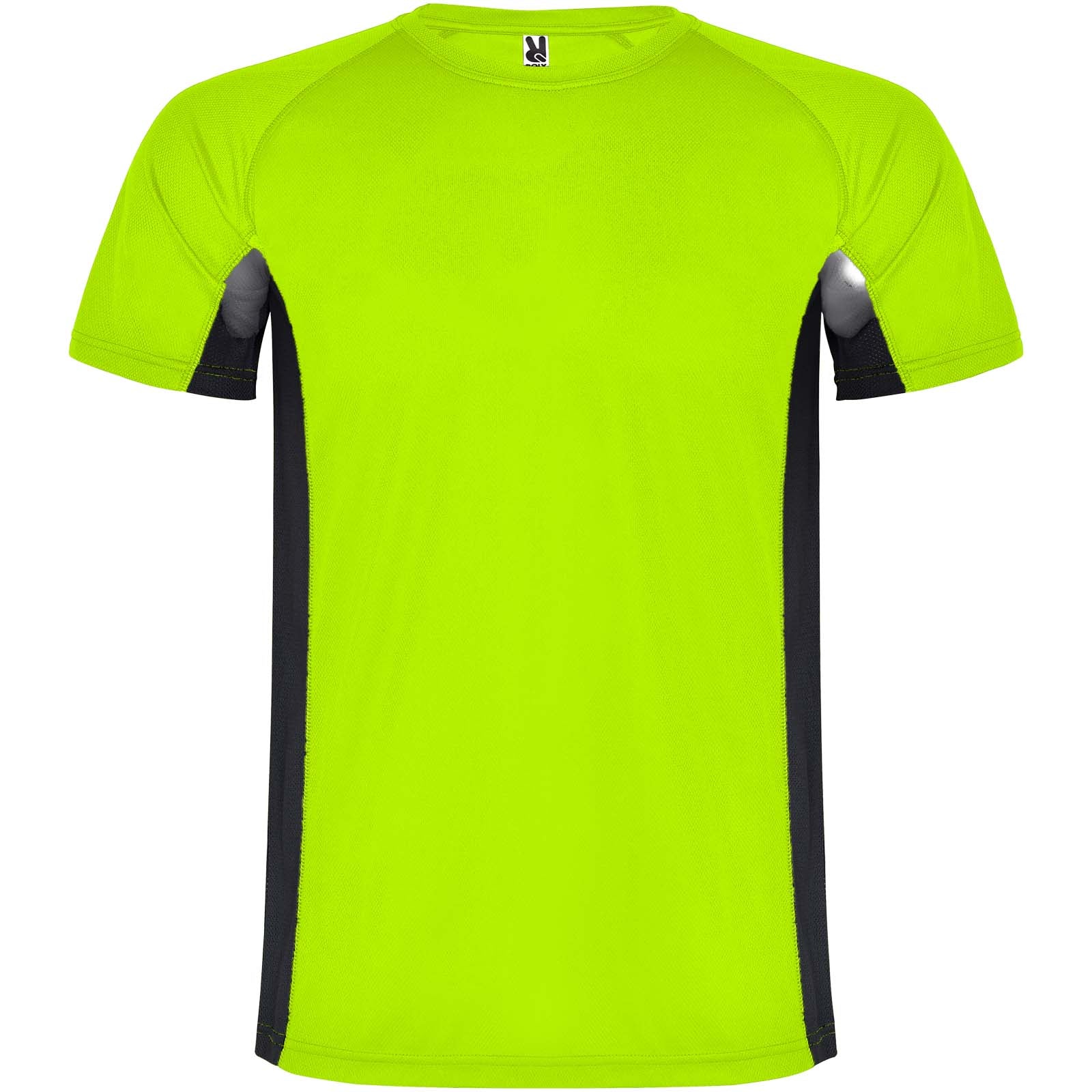 Shanghai Sport T-Shirt für Kinder – Fluorgrün Schwarz – 16